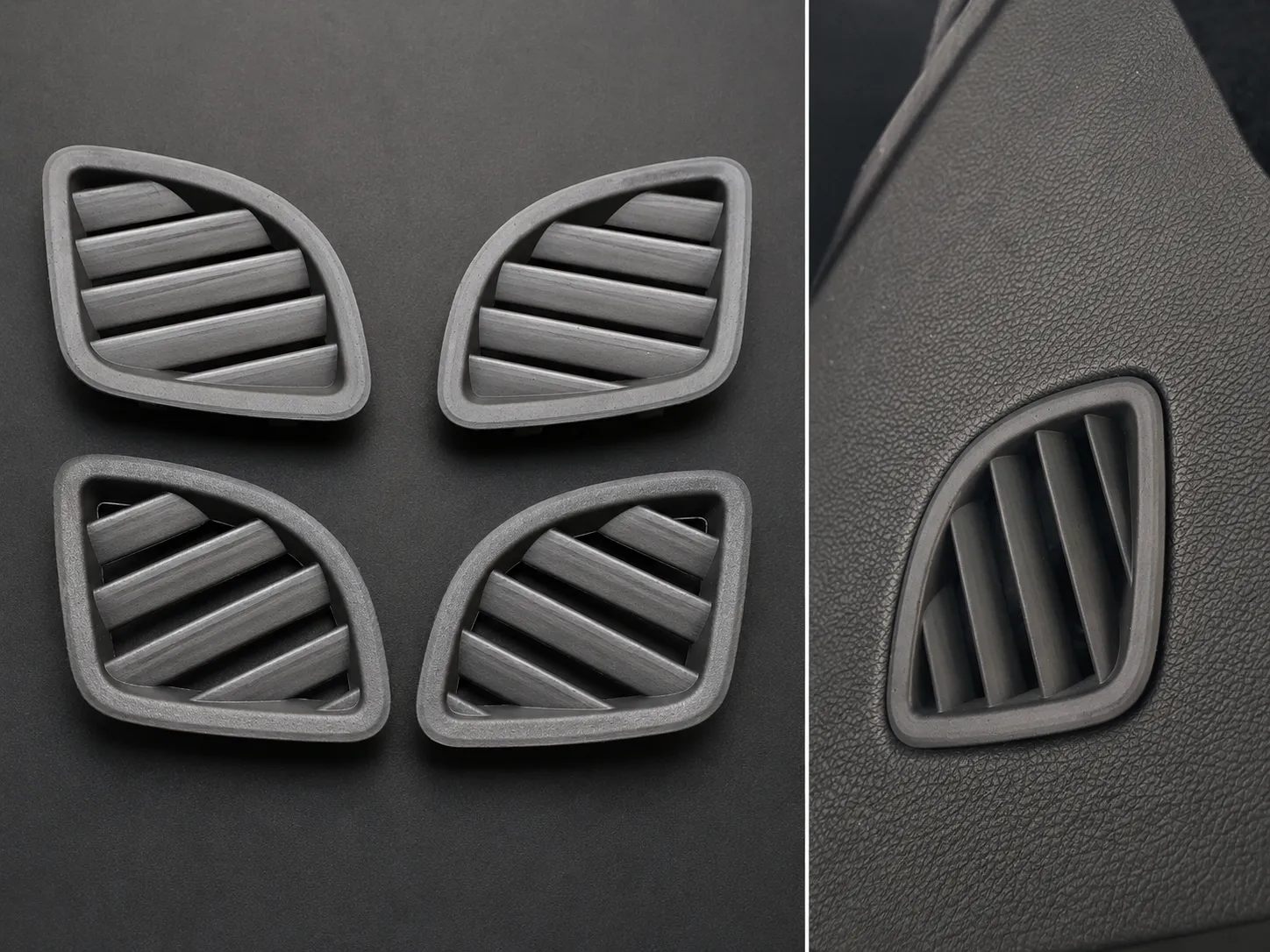 Ventilační mřížky do palubní desky vyrobené 3D tiskem